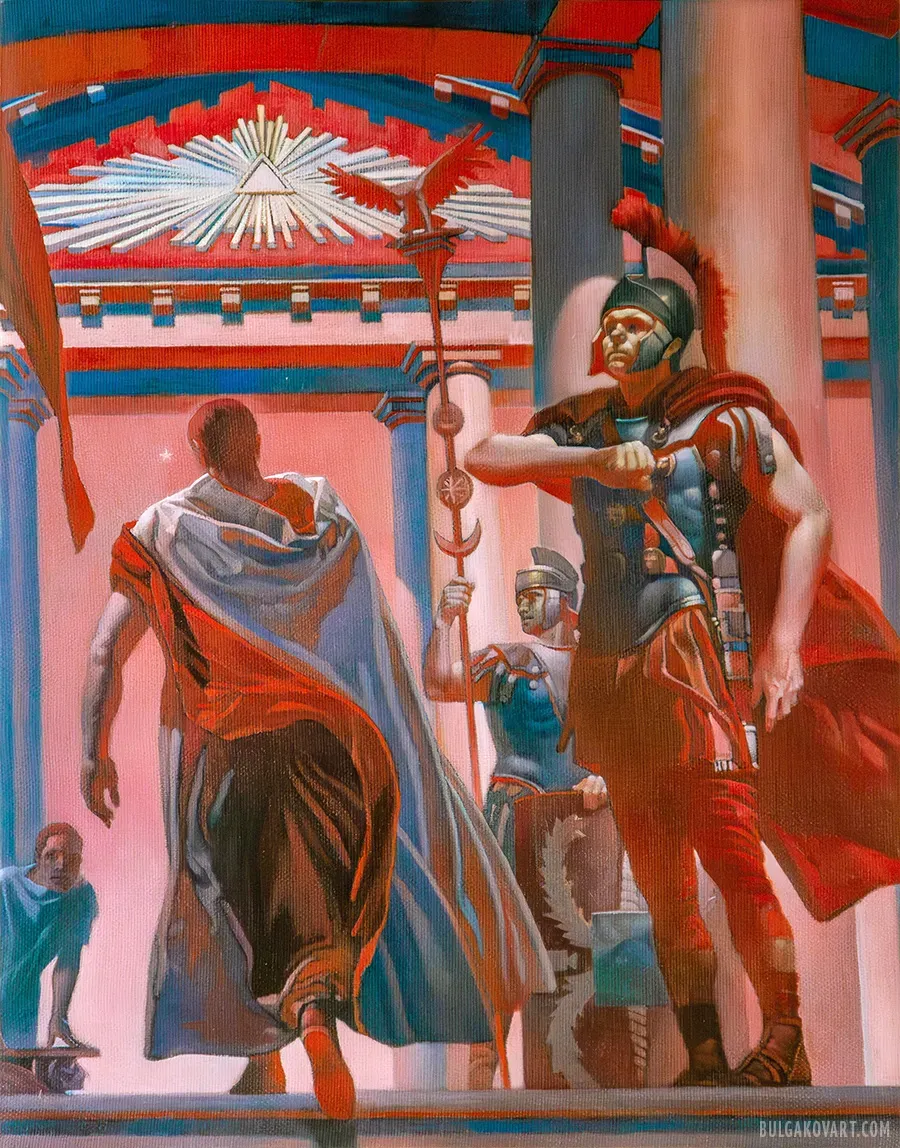 Понтий Пилат в белом плаще с кровавым подбоем | Михаил Булгаков, «Мастер и Маргарита»