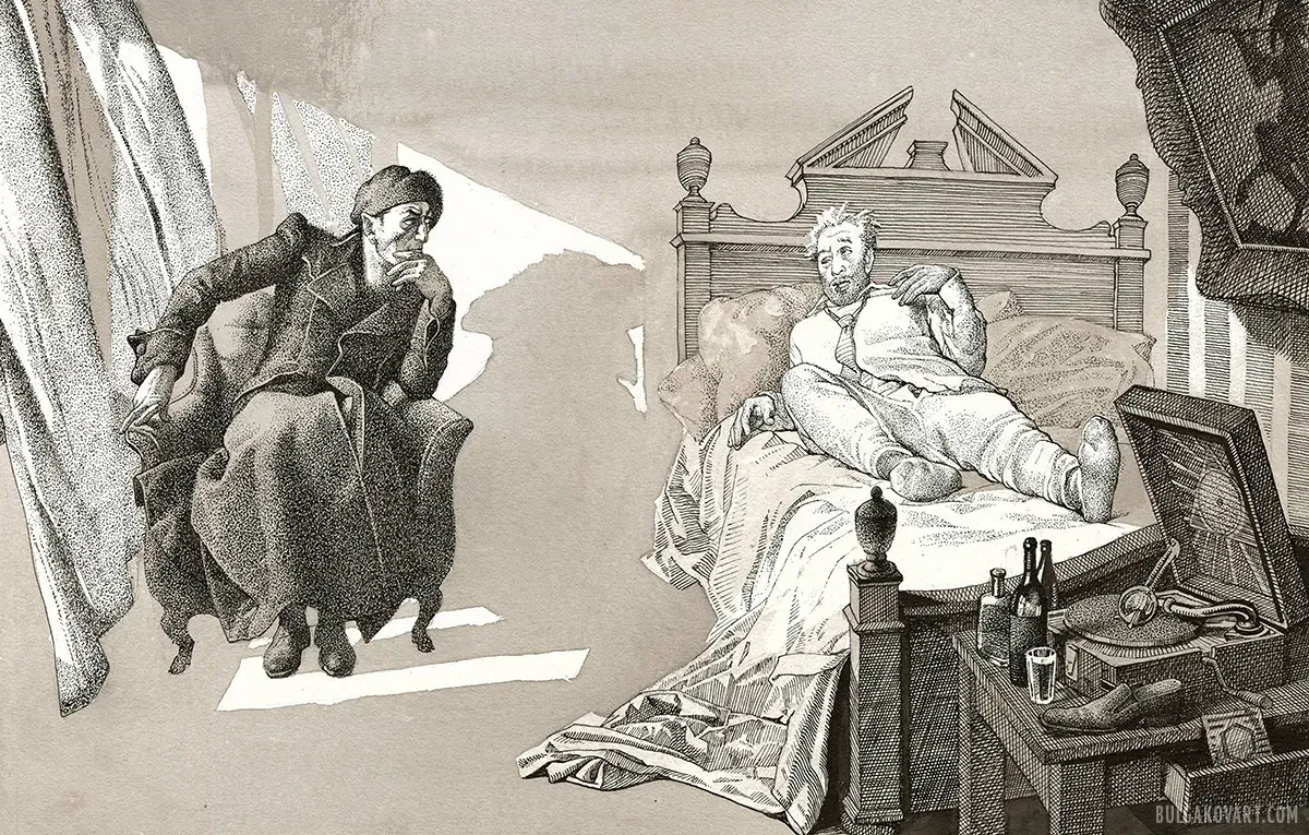 Воланд и Лиходеев | Михаил Булгаков, «Мастер и Маргарита»