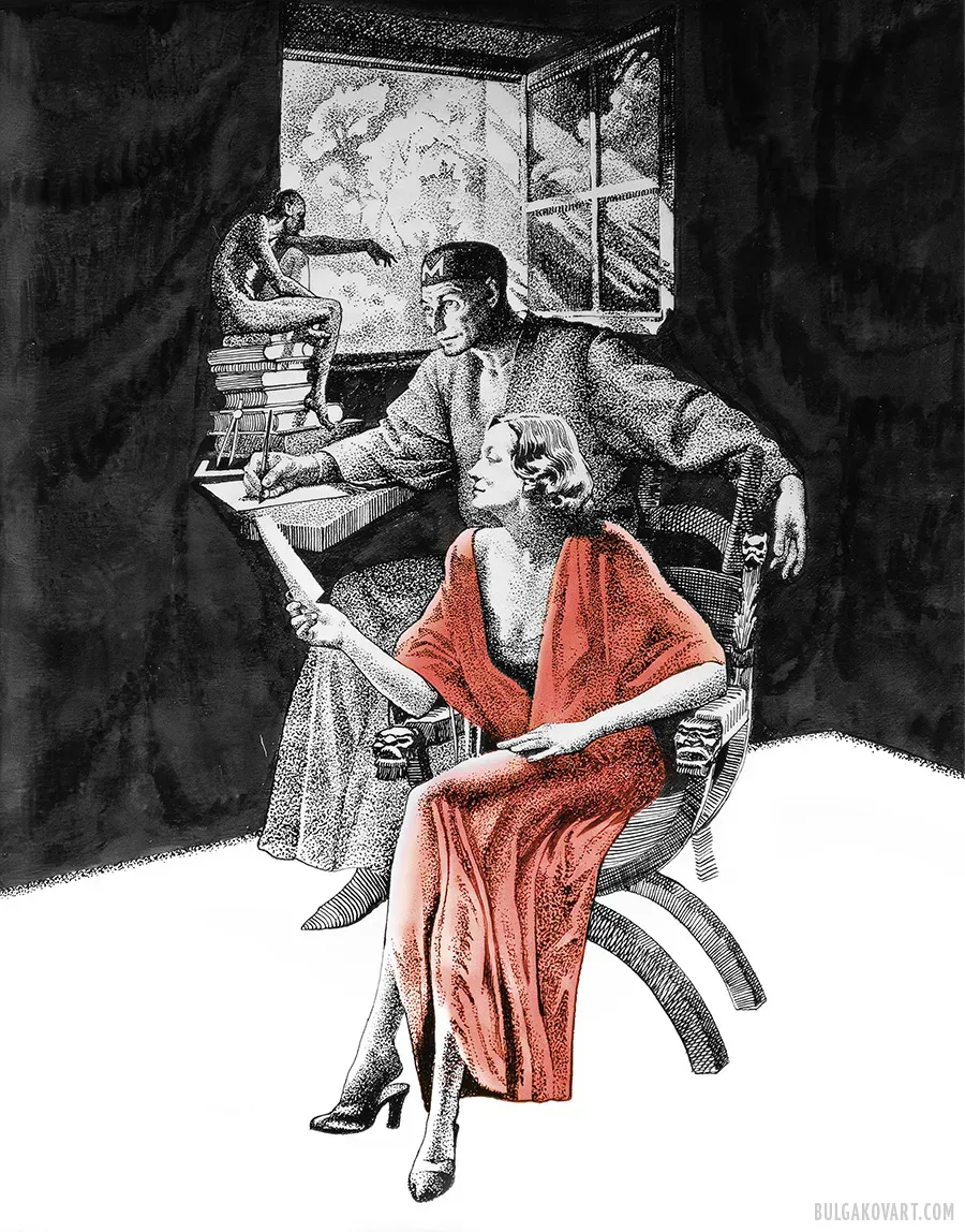 Мастер и Маргарита в Арбатском подвальчике | Михаил Булгаков, «Мастер и Маргарита»