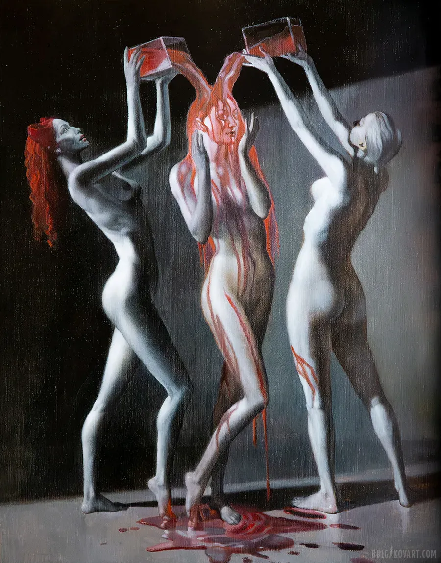 Маргариту омывают кровью | Михаил Булгаков, «Мастер и Маргарита»