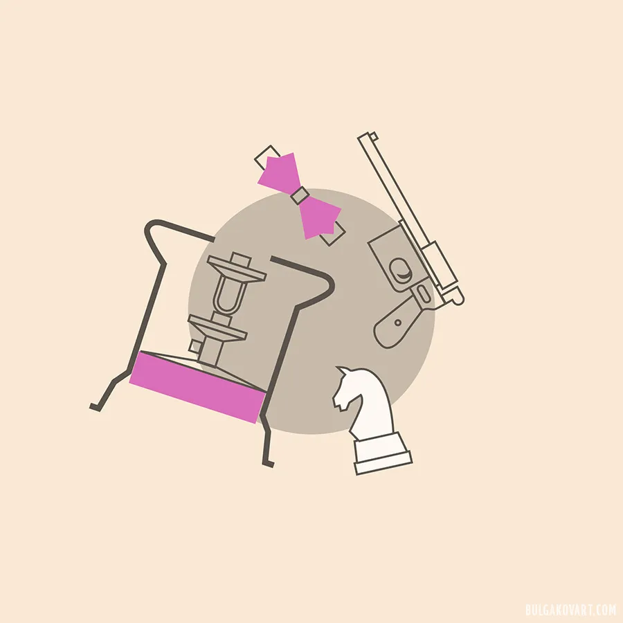 Иконка: Кот Бегемот | Михаил Булгаков, «Мастер и Маргарита»