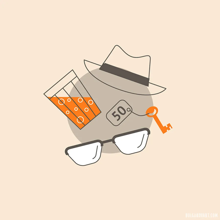 Иконка: Берлиоз | Михаил Булгаков, «Мастер и Маргарита»