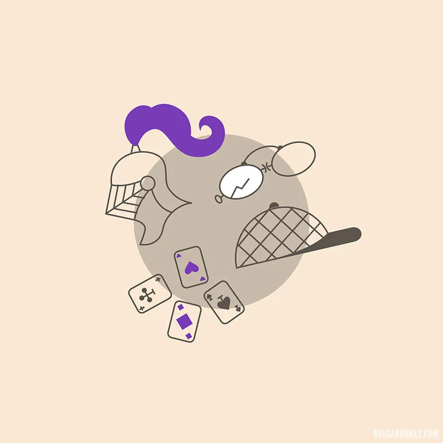 Иконка: Коровьев-Фагот | Михаил Булгаков, «Мастер и Маргарита»